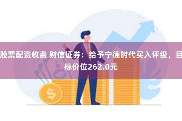 股票配资收费 财信证券：给予宁德时代买入评级，目标价位262.0元