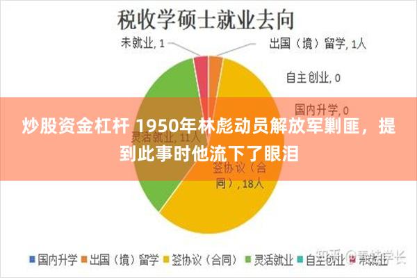 炒股资金杠杆 1950年林彪动员解放军剿匪，提到此事时他流下了眼泪